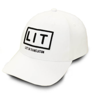 White & Black LIT 110 Flex Hat